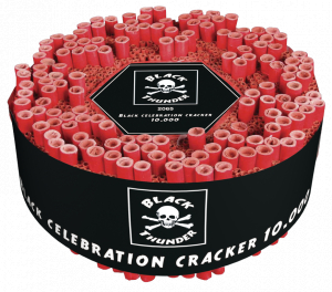 Black celebration cracker   10.000