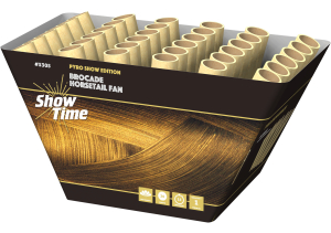 Brocade horsetail fan